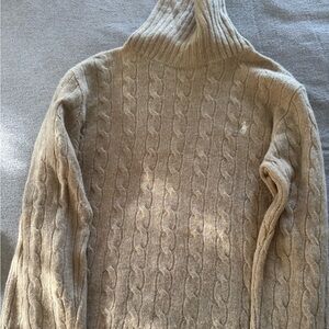 Ralph Lauren Cable Knit turtleneck sweater